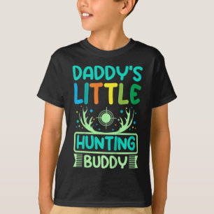 Kids Daddy's Little Hunting Buddy  T-Shirt