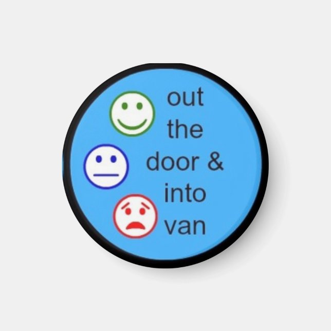 kid's daily routine chart magnet!!! magnet (Front)