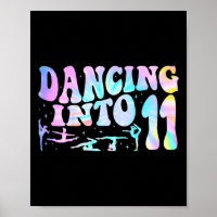 Kids Dancing Into 11 Years Old 11th Birthday Balle