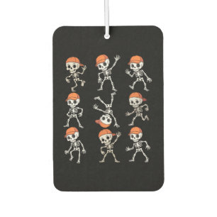 Kids Dancing Skeleton Halloween Car Air Freshener