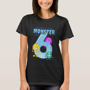 Kids Dieses kleine Monster ist 6  Ich bin Six Kind T-Shirt