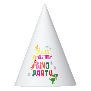 Kid's Dino Birthday Party Hat