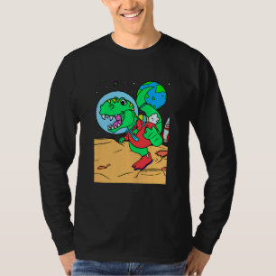 Kids Dino Planet & Dinosaurs In Space T-Shirt