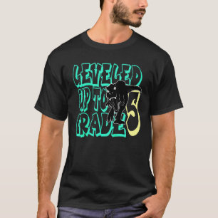 Kids Dinos Last Day Of Back To School Levelled Up T-Shirt