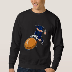 Kids Disc Golf Ninja Ultimate Frisbee Golfer Boy D Sweatshirt