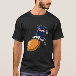 Kids Disc Golf Ninja Ultimate Frisbee Golfer Boy D T-Shirt