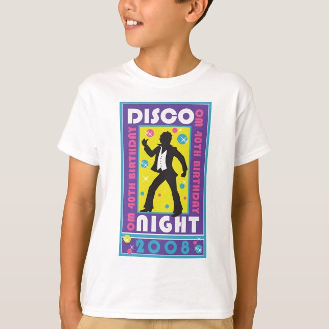 Kids Disco Night T-Shirt (Front)