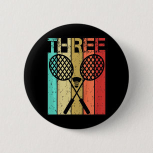 Kids Dminton 3 Birthday Boy Girl Dminton 3 Year Ol 6 Cm Round Badge