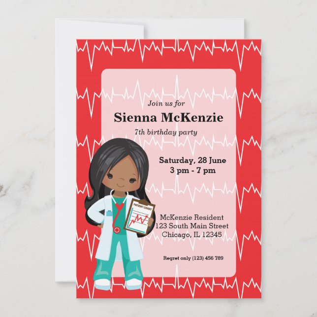 Kids Doctor Invitation (Front)
