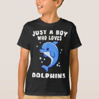 Kids Dolphin Just A Boy Who Loves Dolphins Gift
