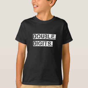 Kids Double Digits 10th Birthday For A Cool 10 T-Shirt