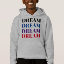 Kids Dream Colourful Motivational Hoodie