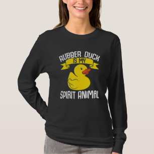 Kids Ducks Rubber Duck Is My Spirit Animal Duck T-Shirt