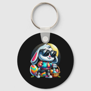 Kids Easter Bunny Boys  Key Ring