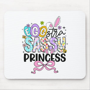 Kids Easter Day Egg-stra Sy Princess Girl Rabbit E Mouse Pad