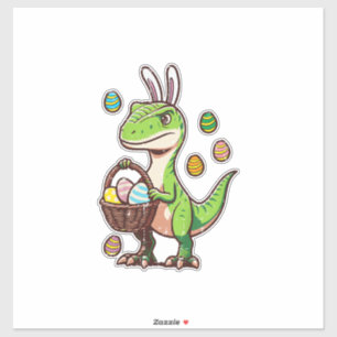 Kids Easter Dinosaur Trex Egg Hunting Boys Kids To