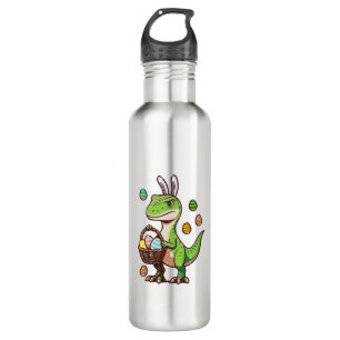 Kids Easter Dinosaur Trex Egg Hunting Boys Kids To 710 Ml Water Bottle