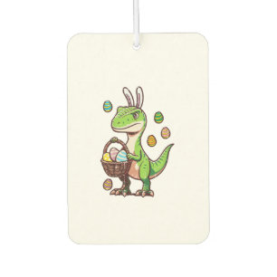 Kids Easter Dinosaur Trex Egg Hunting Boys Kids To Car Air Freshener