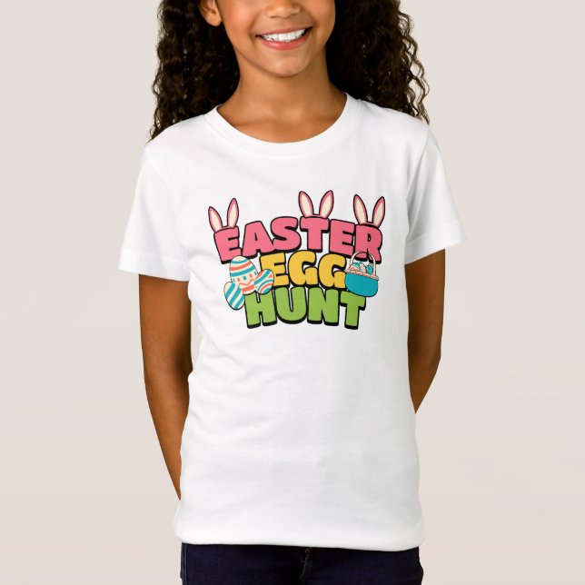 Kids Easter Egg Hunt 2025 Tee, Children's T-Shirt (Front)