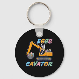 Kids Easter Excavator Eggs Cavator Construction Bo Key Ring