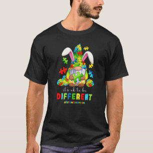Kids Easter Gnomes Holiding Puzzles Accept Autism  T-Shirt