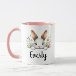 Kids Easter Mug Girls Easter Gift Custom Name
