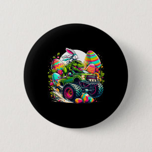 Kids Easter Shirts Boys Toddler Boy Rabbit T Rex M 6 Cm Round Badge