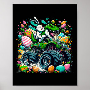 Kids Easter Shirts For Boys Bunny Toddler Boy Mons Poster