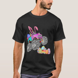 Kids Easter Sunday Day Monster Truck For Boys To T-Shirt