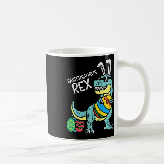 Kids Eastersaurus Rex Easter Trex Bunny Toddler Bo Coffee Mug (Right)