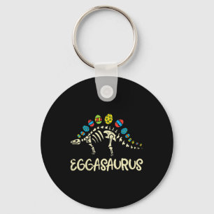 Kids Eggasaurus Easter Stegosaurus Dinosaur Boys K Key Ring