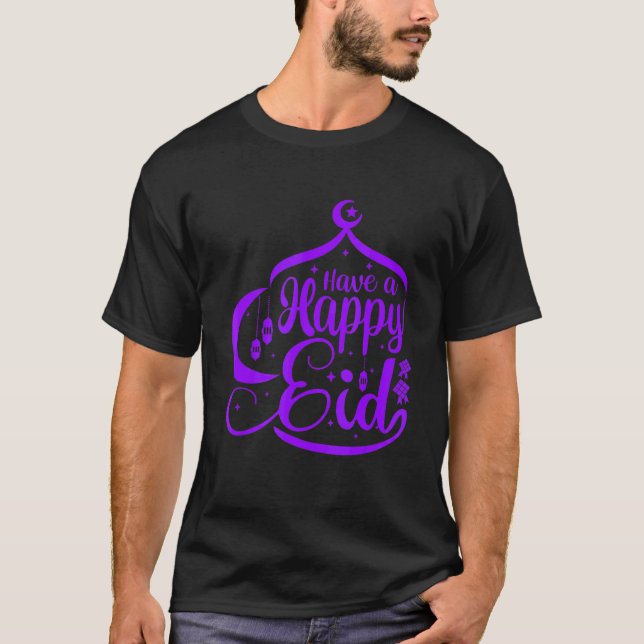 Kids Eid Al Fitr Mubarak Have A Happy Eid 2022 T-Shirt (Front)