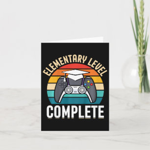 Kids Elementary Level Complete Gamer Class Of 2024 Card