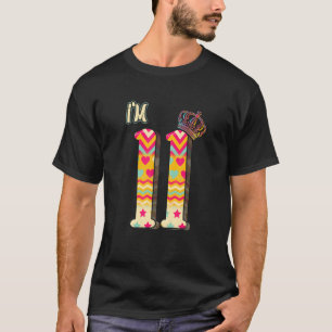 Kids Eleven Year Old Kid 11th Birthday 11 Year Old T-Shirt