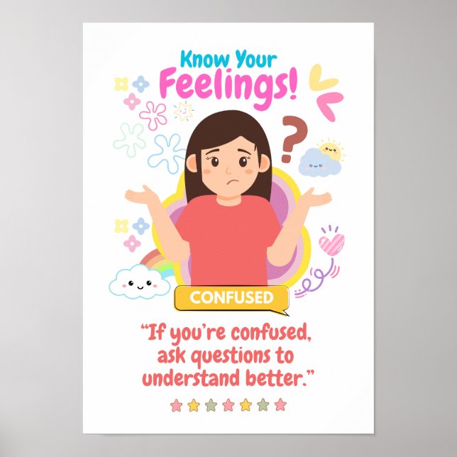 Kids Emotion Featuring Confused Poster (Front)
