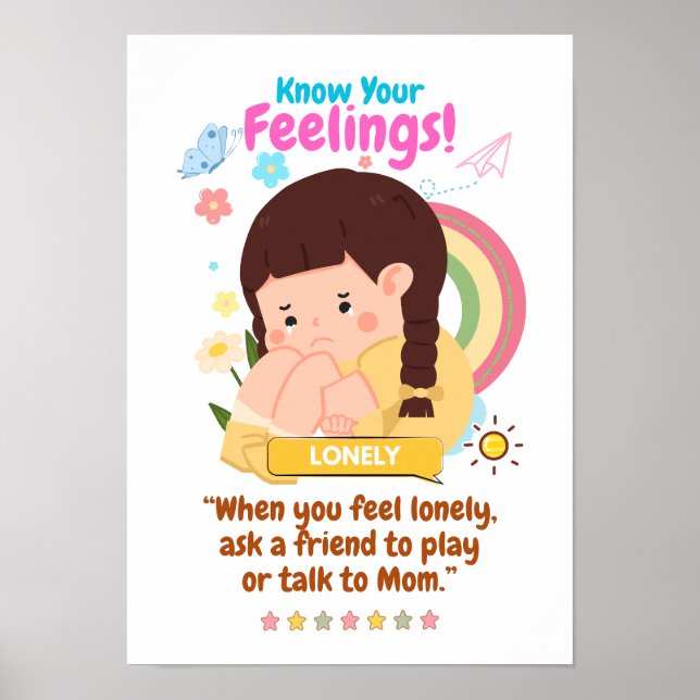 Kids Emotion Featuring Lonely Poster (Front)