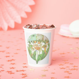 Kids Enchanted Fairy Garden Party Paper Cups