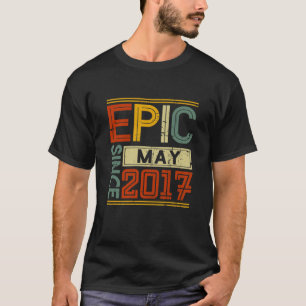 Kids Epic Since May 2017 Vintage Boys Girls 5Th Bi T-Shirt