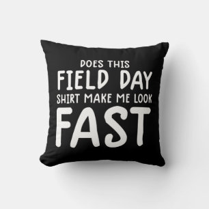 kids field day yellow field day tee for teacher cushion