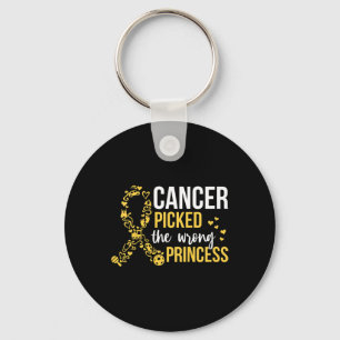 Kids Fight Childhood Cancer Quote for a Cancer War Key Ring
