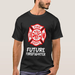 Kids Fire Department Fireman Symbol  Future Firefi T-Shirt