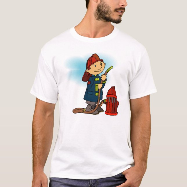 Kids Fireman T-shirts (Front)