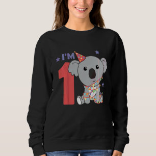 Kids First Birthday Koala For Kids A Birthday Koal Sweatshirt