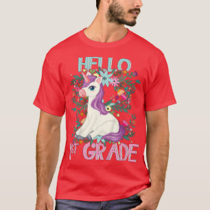 Kids First Day Of School Girls Back To School Hell T-Shirt