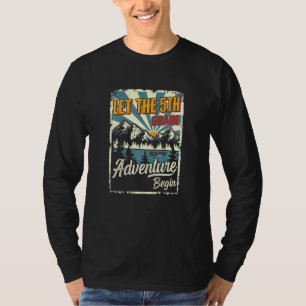 Kids First Day Of School, Let The 5th Grade Adven T-Shirt