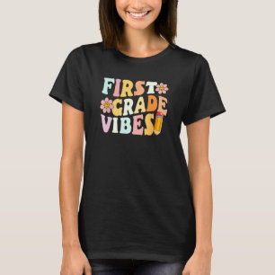 Kids First Grade Vibes 1st Grade 1st Day Of School T-Shirt