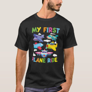 Kids First Time Flying My First Aeroplane Ride Boy T-Shirt