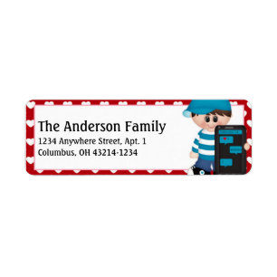 Kid's First Valentine's Day Address Labels d3