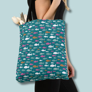 Kids Fish pattern Tote Bag