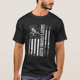 Kids Fishing  Daddy's Fishing Buddy Young Fisherma T-Shirt